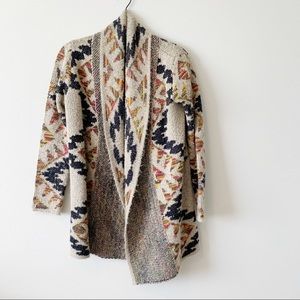 5/$25 Woven Heart shrug sweater